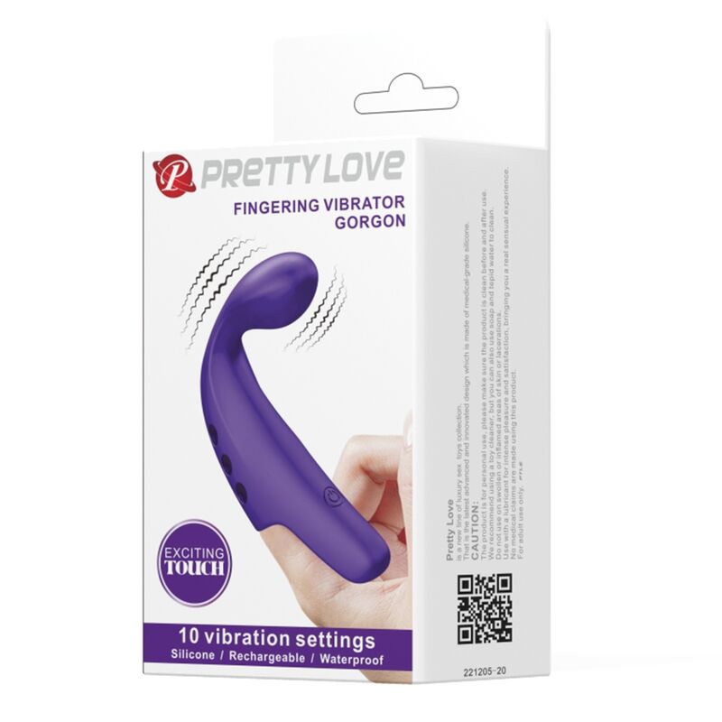 VIBRATORE DA DITA RICARICABILE GORGON VIOLA - CHARME VIBE