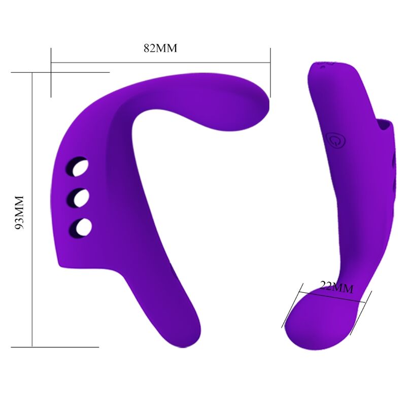 VIBRATORE DA DITA RICARICABILE GORGON VIOLA - CHARME VIBE