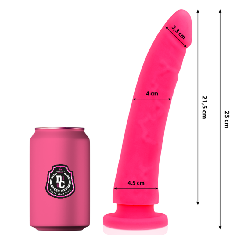 TOYS DILDO MEDICO ROSA IN SILICONE 23 CM O 4.5 CM - CHARME VIBE