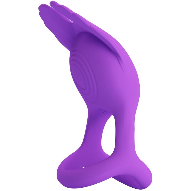ANELLO PER PENE VIBRANTE 7 VIBRAZIONI IN SILICONE VIOLA - CHARME VIBE