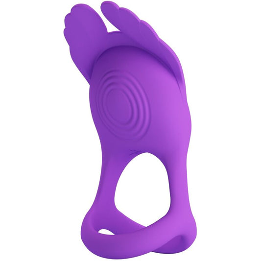 ANELLO PER PENE VIBRANTE 7 VIBRAZIONI IN SILICONE VIOLA - CHARME VIBE