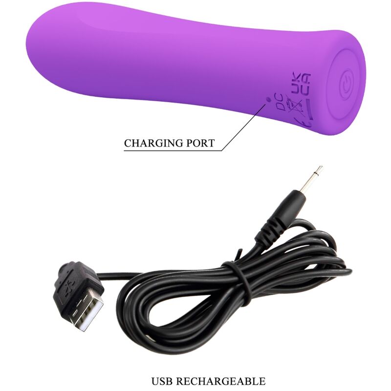 VIBRATORE ALFREDA SUPER POWER AQUA VIOLA - CHARME VIBE
