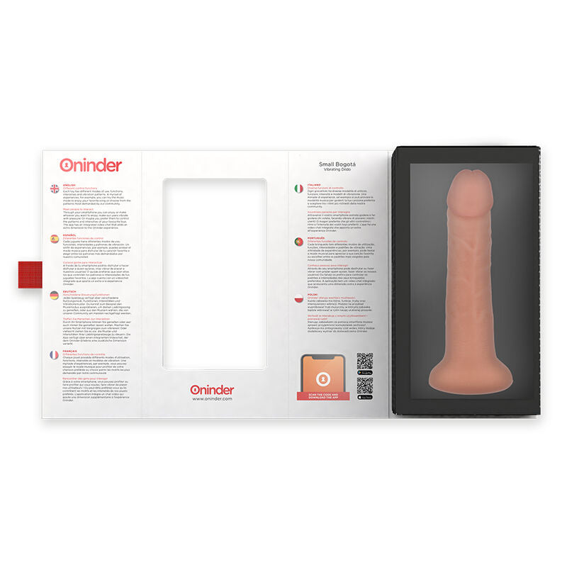 DILDO VIBRATORE PICCOLO BOGOTÁ 9 VELOCITÀ NATURALE 22 CM O 4.5 CM - APP GRATUITA - CHARME VIBE