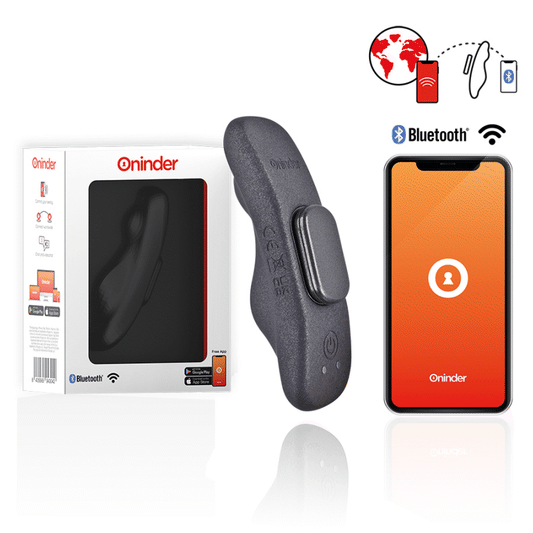 VIBRATORE RICARICABILE MANILA PANTY 9 VELOCITÀ 9.6 CM X 2.6 CM  APP GRATUITA - CHARME VIBE