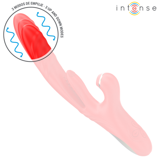 KAROL VIBRATORE MULTIFUNZIONE SPINTA & STIMOLAZIONE & ONDE STIMOLANTI ROSSO