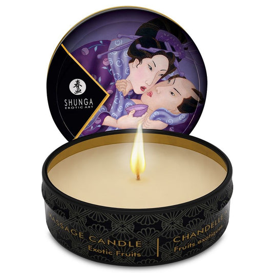 CANDELA DA MASSAGGIO MINI CARESS BY CANDELIGHT AI FRUTTA ESOTICA 30 ML - CHARME VIBE