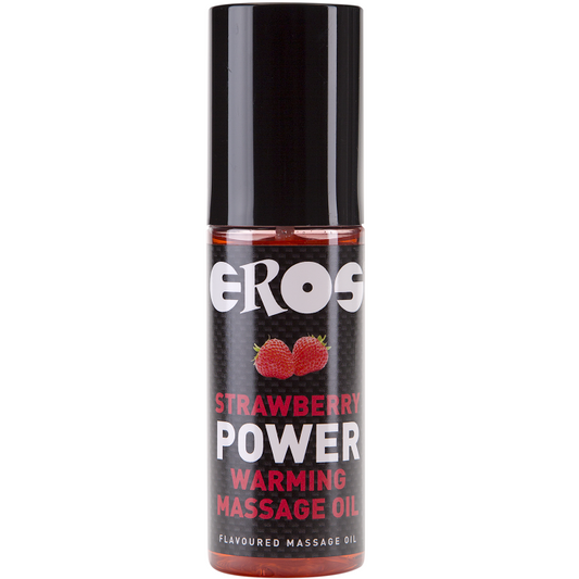 OLIO DA MASSAGGIO RISCALDANTE EROS FRAGOLA - CHARME VIBE