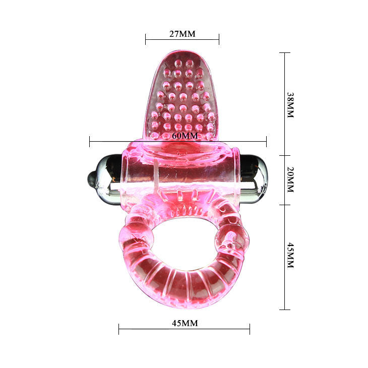 ANELLO DOLCE ABS 10 RITMI ANELLO VIBRATORE PENE ROSA - CHARME VIBE