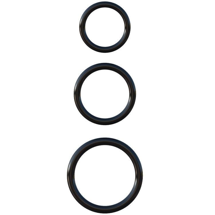 SET 3 ANELLI STAMINA IN SILICONE - CHARME VIBE