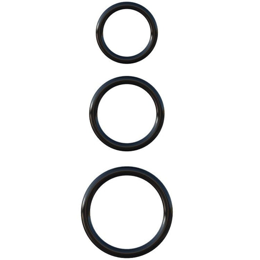 SET 3 ANELLI STAMINA IN SILICONE - CHARME VIBE
