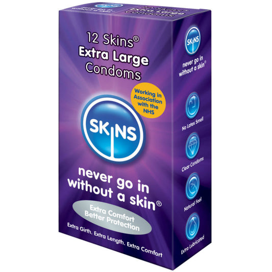 PELLE PRESERVATIVO EXTRA LARGE 12 PACK - CHARME VIBE