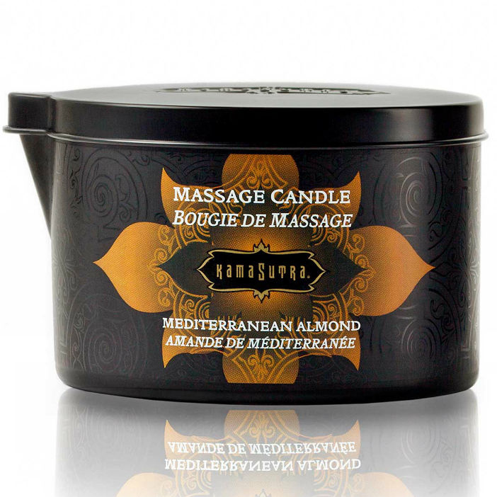 KAMASUTRA - CANDELA DA MASSAGGIO ALLA MANDORLA MEDITERRANEA 170GR - CHARME VIBE