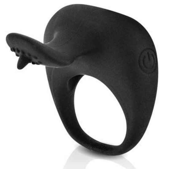 ANELLO VIBRATORE THIMBLE NERO - CHARME VIBE