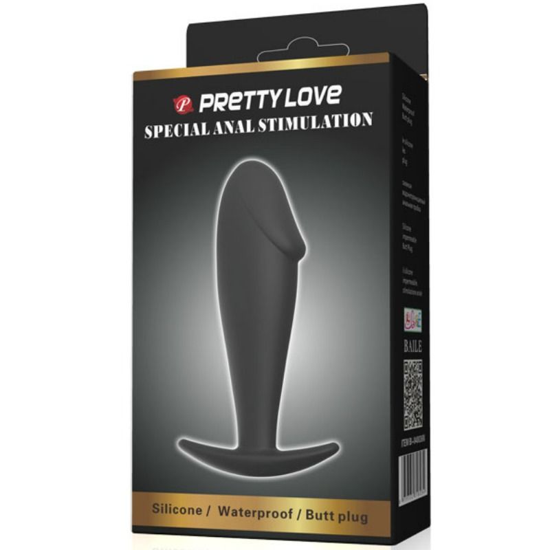 PLUG ANALE IN SILICONE PER PENE NERO - CHARME VIBE