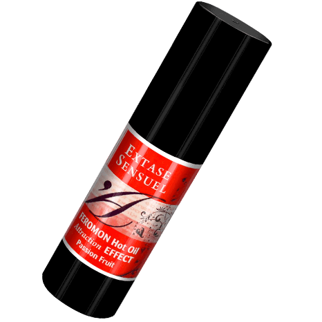 OLIO DA MASSAGGIO EFFETTO CALORE AI FEROMONI DEL FRUTTO DELLA PASSIONE 30 ML - CHARME VIBE