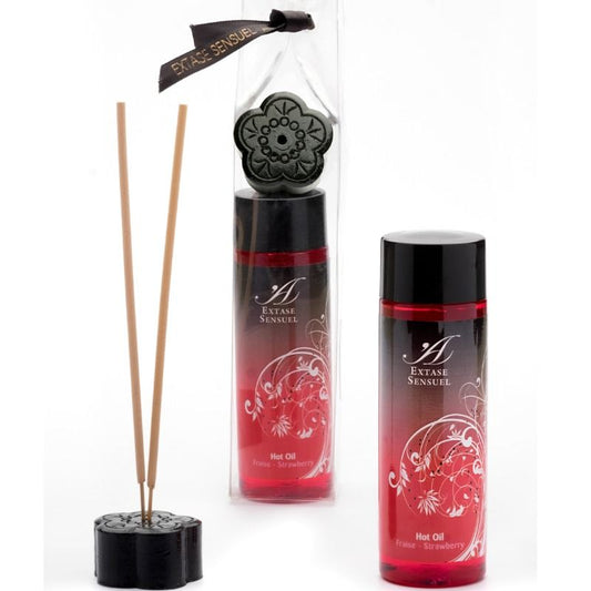 OLIO CALORE STIMOLANTE ALLA FRAGOLA 100 ML - CHARME VIBE