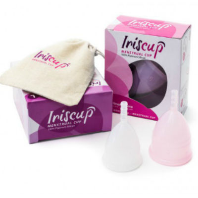 IRISCUP - COPPA DEL MESE PICCOLA ROSA A + SACCHETTO STERILIZZATORE GRATUITO - CHARME VIBE