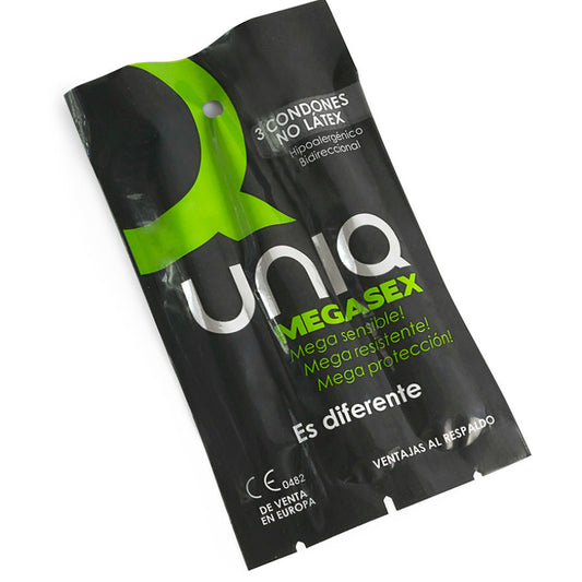 MEGASEX LATEX FREE SENSITIVE CONDOMS 3 UNITS - CHARME VIBE