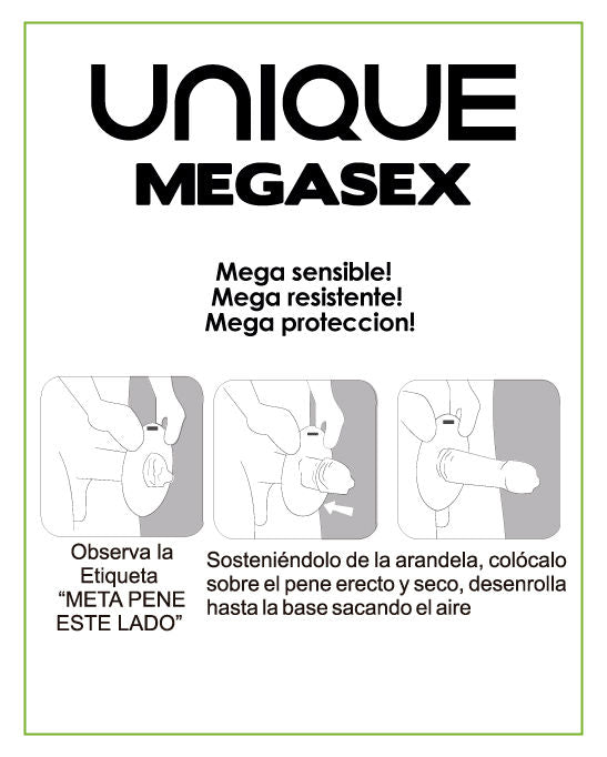 MEGASEX LATEX FREE SENSITIVE CONDOMS 3 UNITS - CHARME VIBE