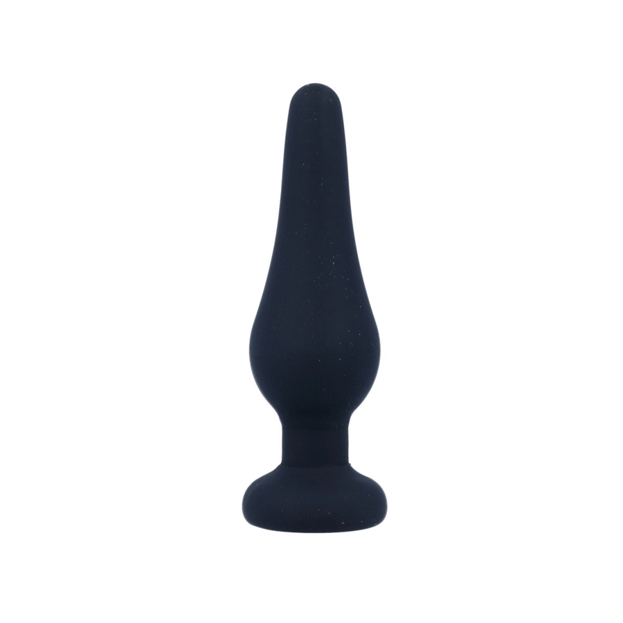 PLUG ANALE PIPO S SILICONE NERO 9,8 CM - CHARME VIBE