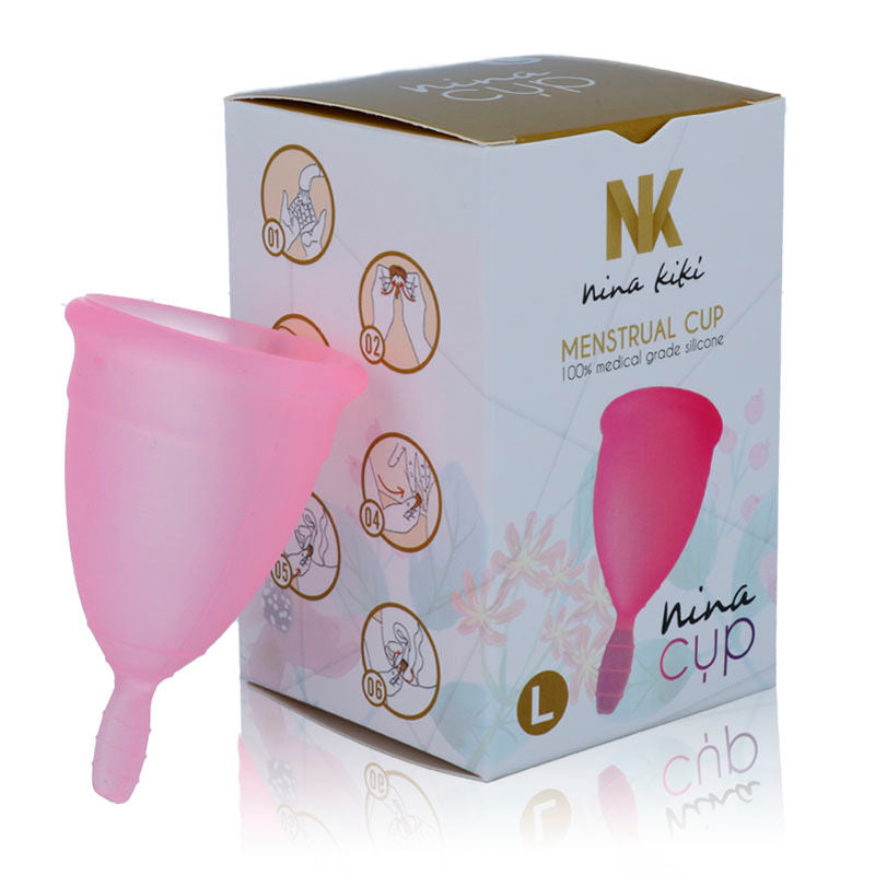 COPPA MESTRUALE ROSA - TAGLIA L - CHARME VIBE