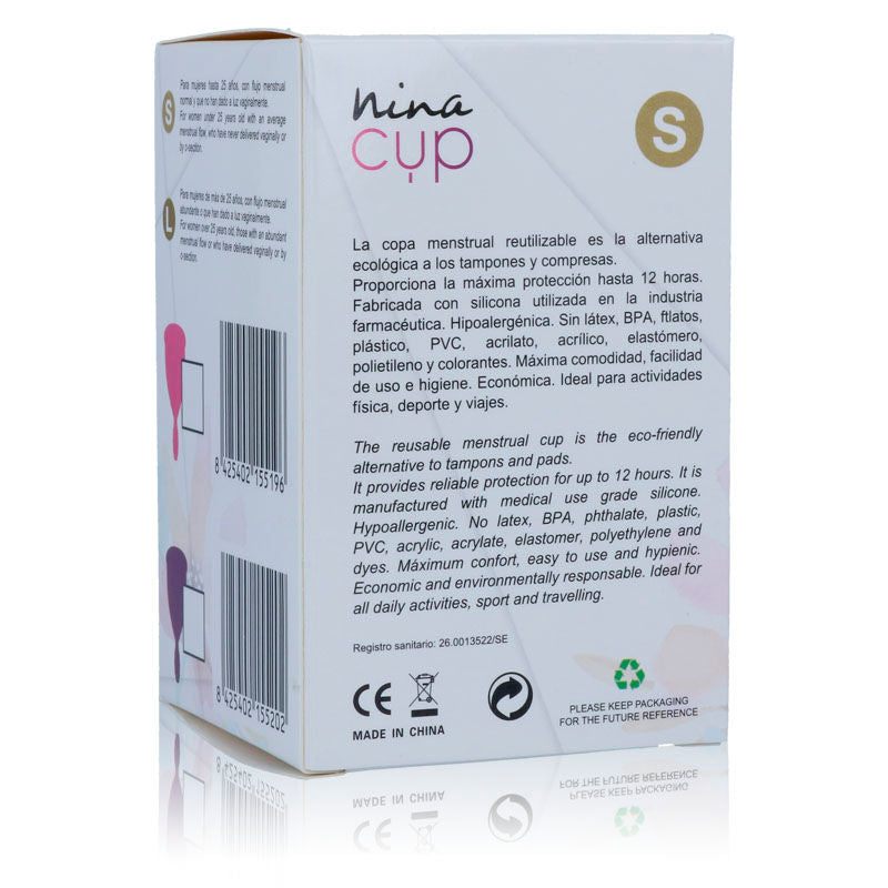 COPPA MESTRUALE ROSA - TAGLIA S - CHARME VIBE