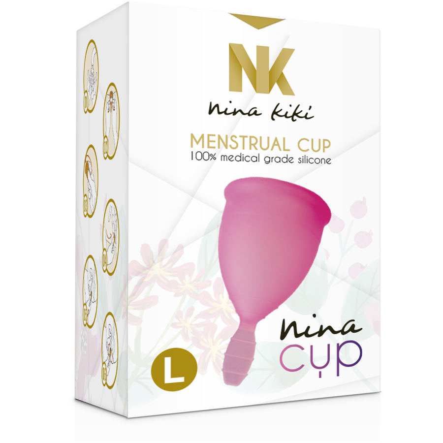 COPPA MESTRUALE ROSA - TAGLIA L - CHARME VIBE