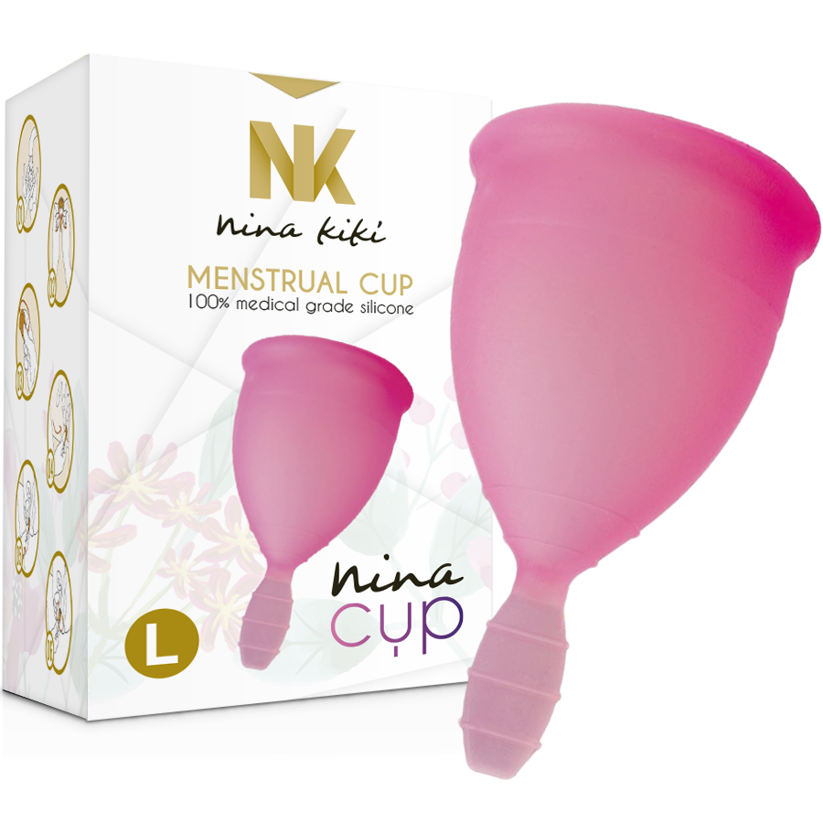 COPPA MESTRUALE ROSA - TAGLIA L - CHARME VIBE