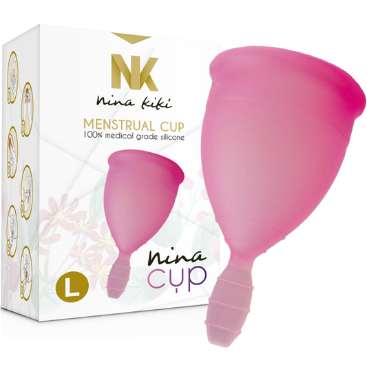COPPA MESTRUALE ROSA - TAGLIA L - CHARME VIBE