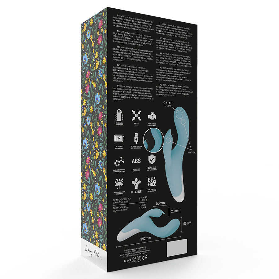 DRESDE VIBRATORE BLU TURCHESE - CHARME VIBE