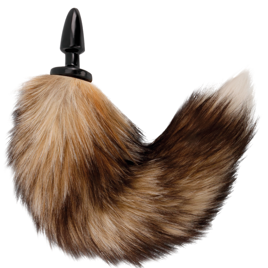 CODA NATURALE CON PLUG ANALE IN SILICONE 10 CM - CHARME VIBE