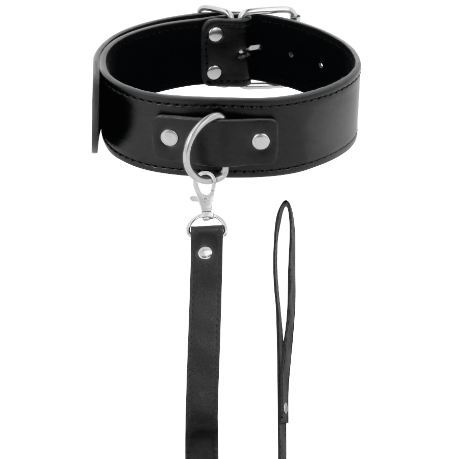 COLLANA POSTURA CON CATENA IN PELLE - CHARME VIBE
