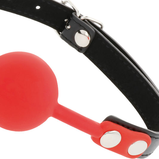 BAVAGLINO IN SILICONE ROSSO -CHARME VIBE