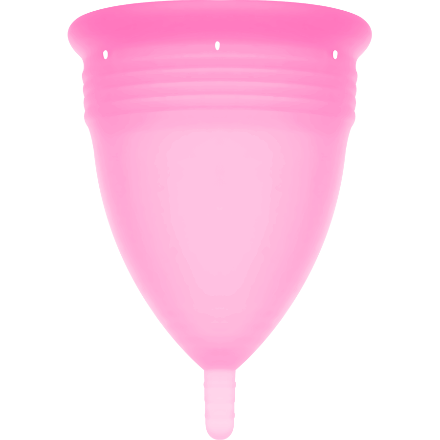 COPPA MESTRUALE IN SILICONE FDA ROSA - TAGLIA L - CHARME VIBE