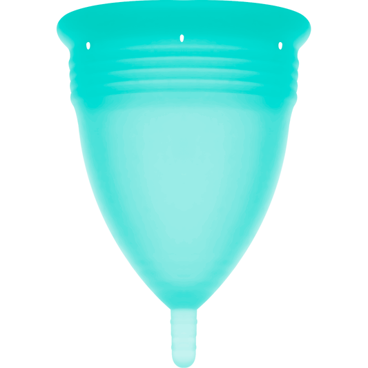 COPPA MESTRUALE IN SILICONE FDA ACQUAMARINA - TAGLIA S - CHARME VIBE