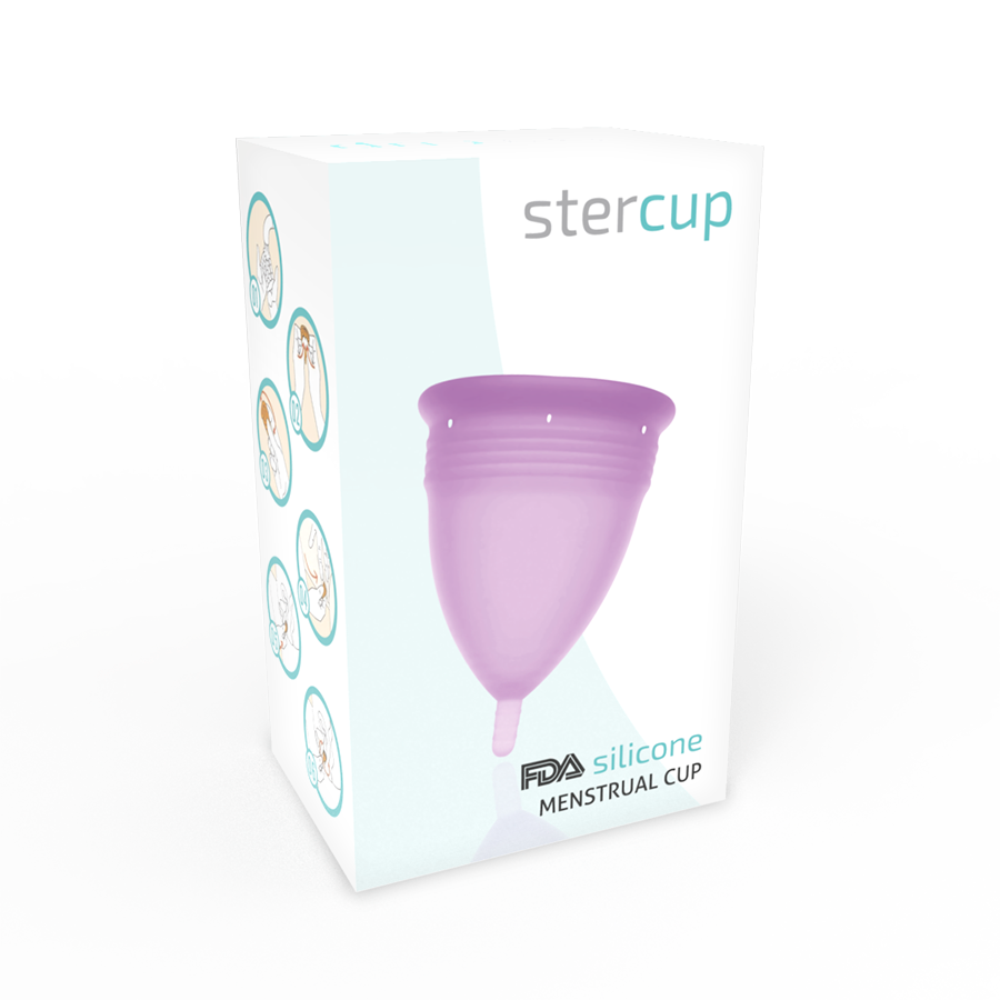 COPPA MESTRUALE IN SILICONE FDA LILLA - TAGLIA S - CHARME VIBE