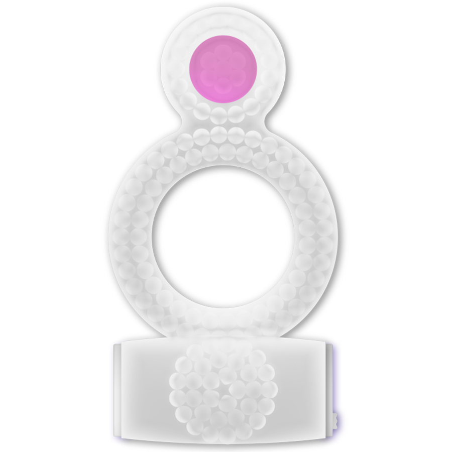 ANELLO DOPPIO PIACERE TRASPARENTE - CHARME VIBE