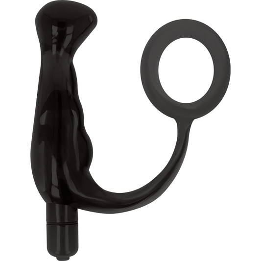 VIBRATORE PROST TICO NERO 10 CM - CHARME VIBE