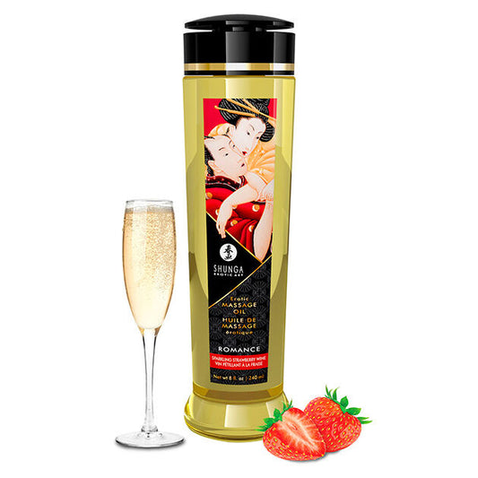 OLIO DA MASSAGGIO ROMANTICO EROTICO 240 ML - CHARME VIBE