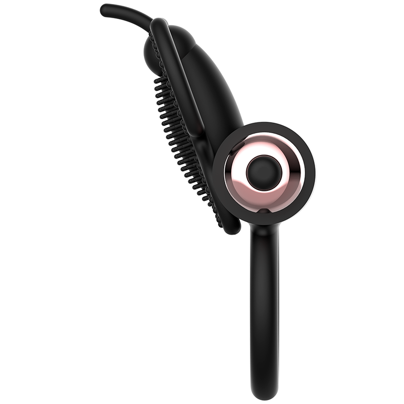 ANELLO PENE FARFALLA CON VIBRATORE NERO/ORO - CHARME VIBE