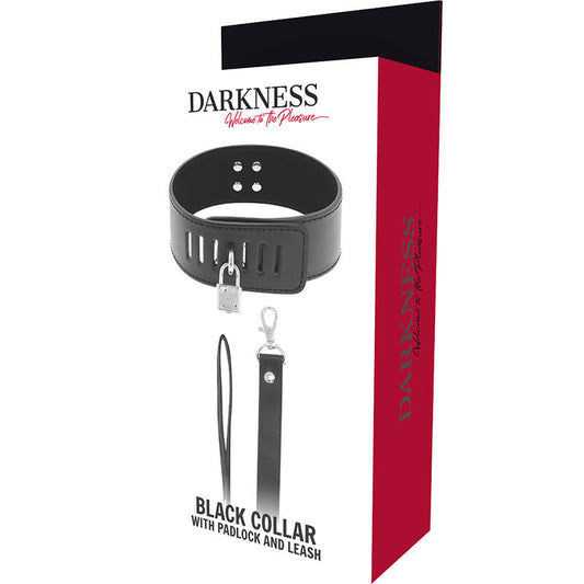 COLLARE BDSM CON CHIUSURA NERA - CHARME VIBE