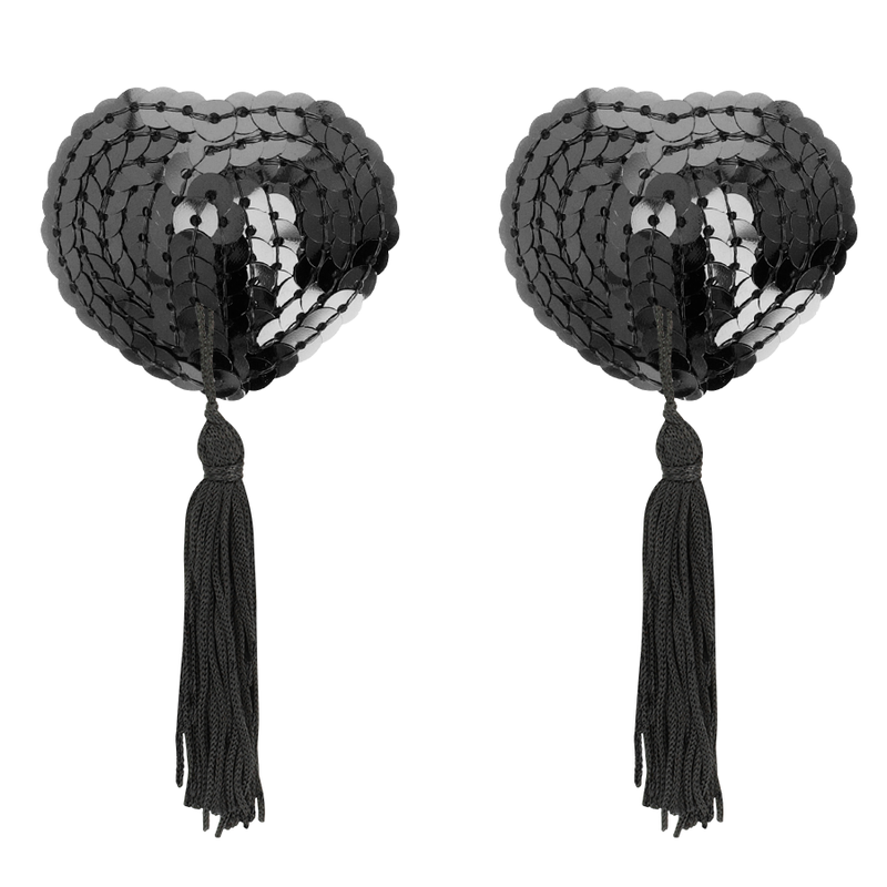 COPRI CAPEZZOLI NERI CON PAILLETTES