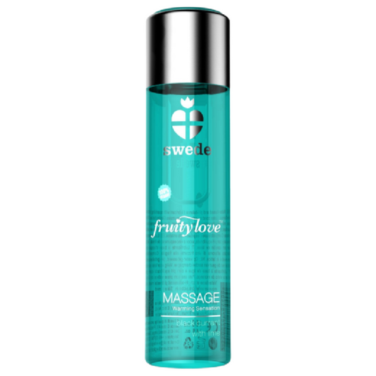 FRUITY LOVE OLIO DA MASSAGGIO EFFETTO RISCALDANTE RIBES NERO E LIME 120 ML - CHARME VIBE