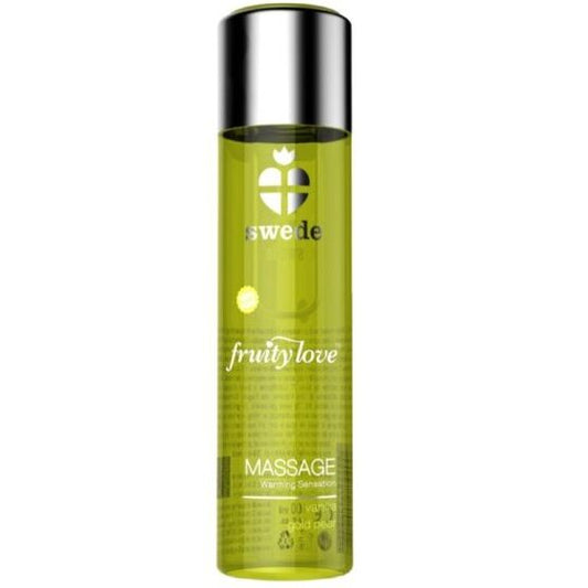 FRUITY LOVE OLIO DA MASSAGGIO EFFETTO RISCALDANTE VANIGLIA E PERA ORO 60 ML. - CHARME VIBE