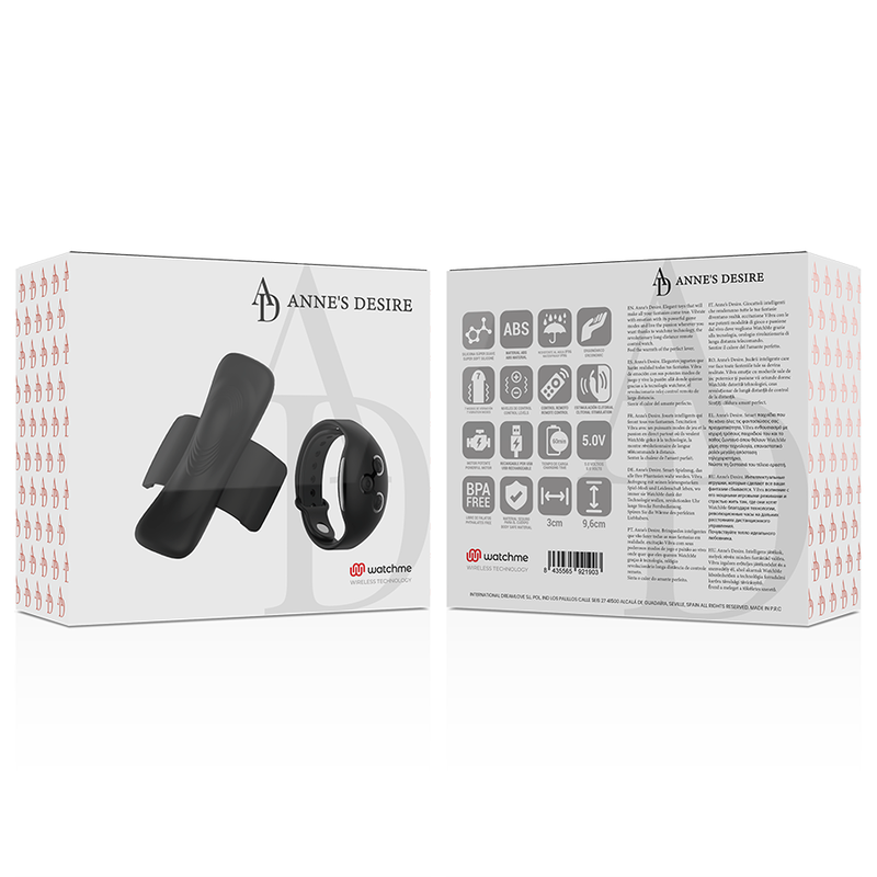 PANTY PLEASURE TECNOLOG A WATCHME NERO - CHARME VIBE