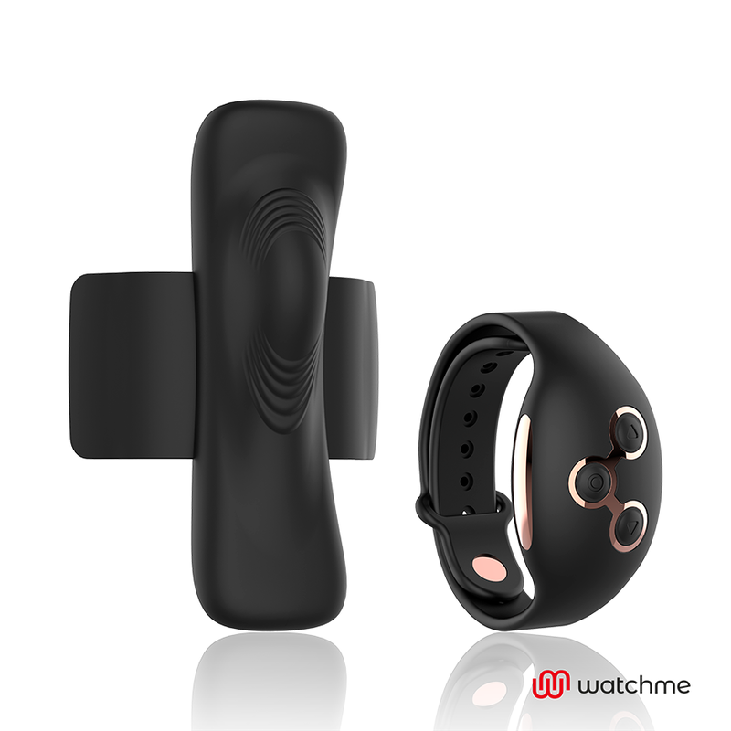 PANTY PLEASURE TECNOLOG A WATCHME NERO/ORO - CHARME VIBE