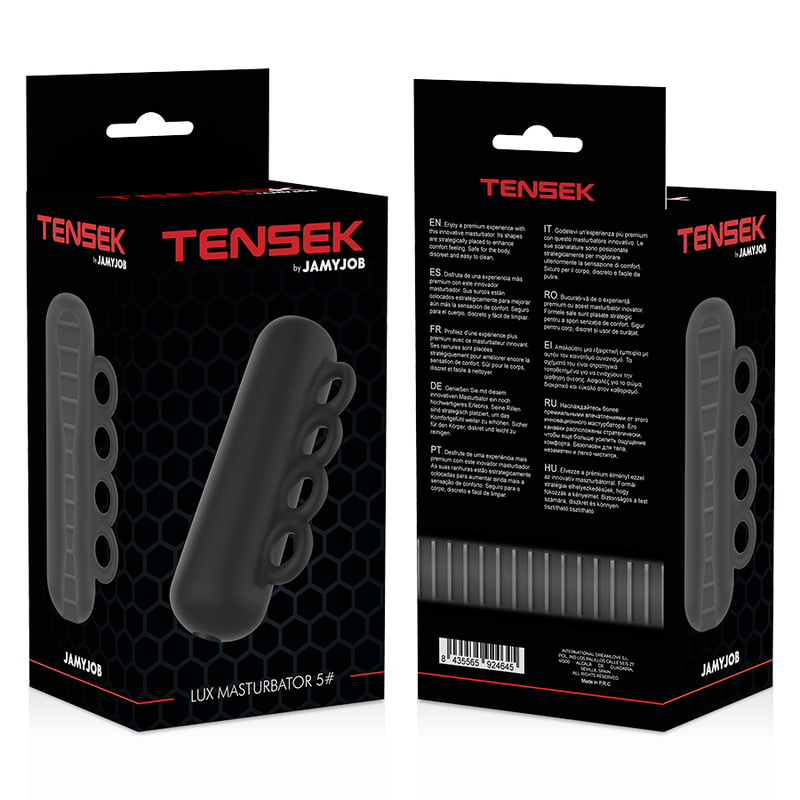 MASTURBATORE EXTREME TENSEK 5 NERO - CHARME VIBE