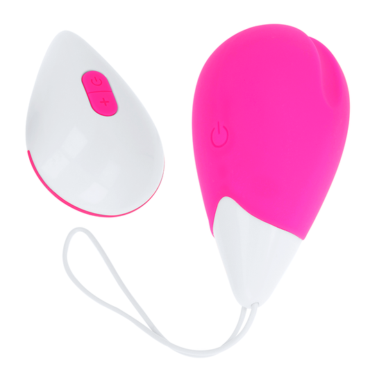 UOVO VIBRANTE 10 MODALITÀ ROSA E BIANCO - CHARME VIBE