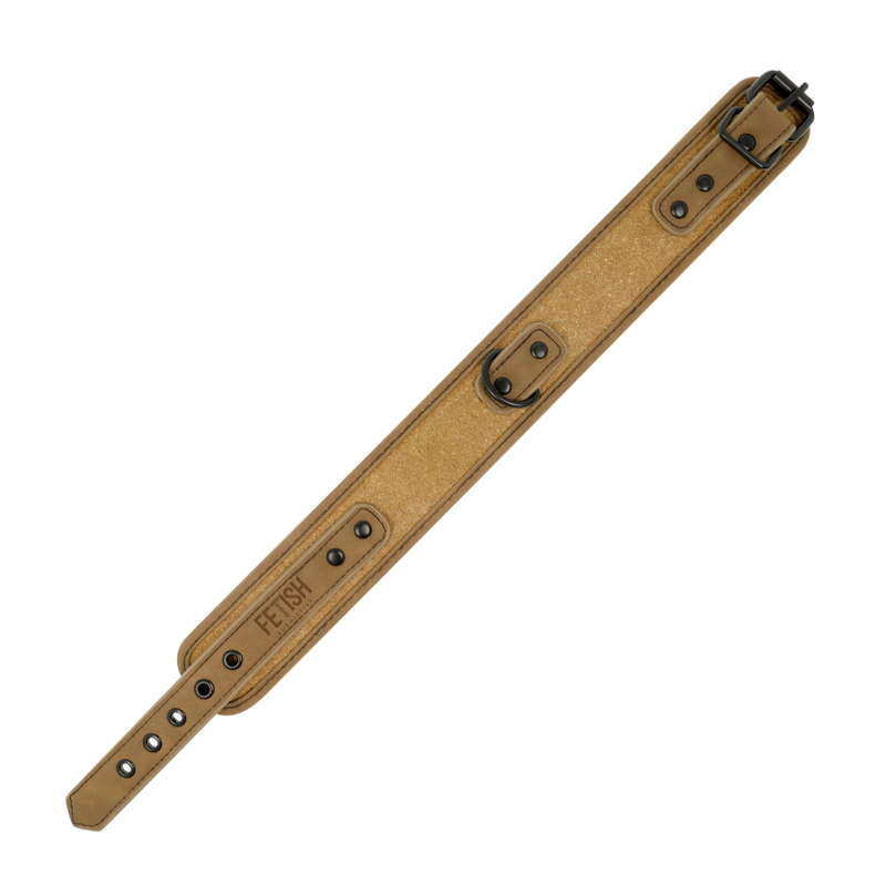 FETISH SUBMISSIVE ORIGEN - COLLANA FODERATA IN NEOPRENE CON CATENA - CHARME VIBE