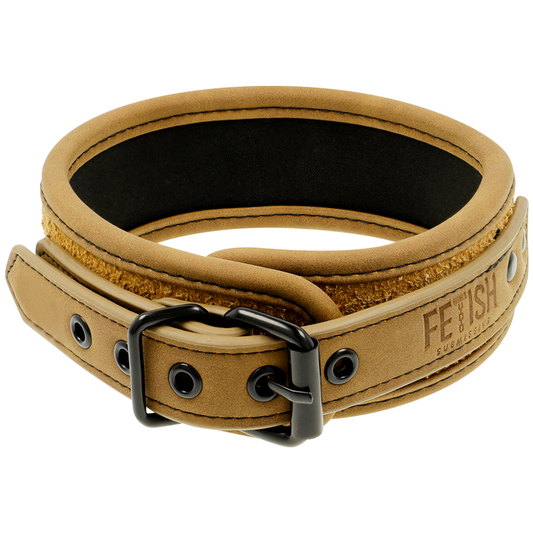 FETISH SUBMISSIVE ORIGEN - COLLANA FODERATA IN NEOPRENE CON CATENA - CHARME VIBE